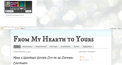 Desktop Screenshot of frommyhearthtoyours.com